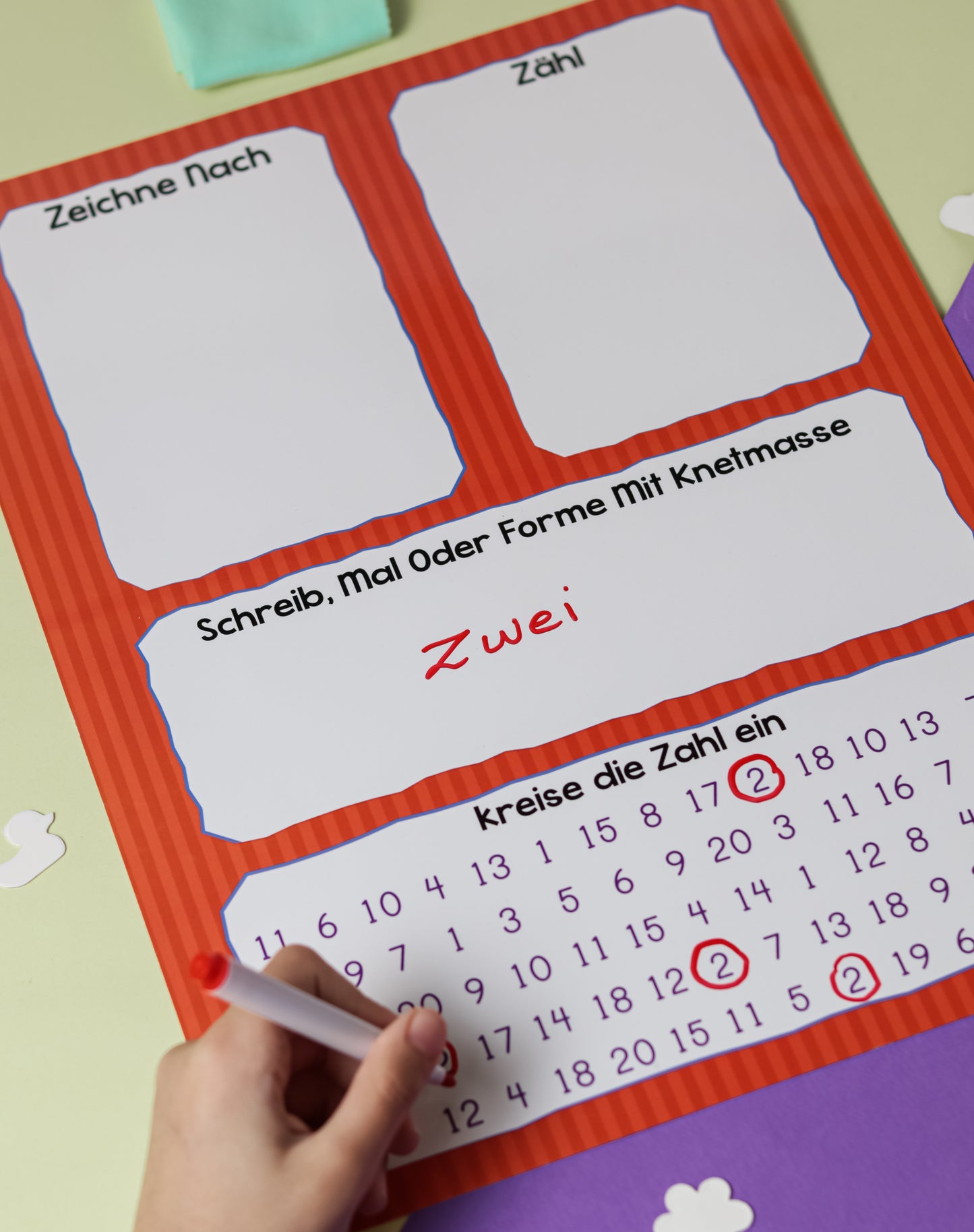 بساط تعلم الأرقام – الطبعة الألمانية