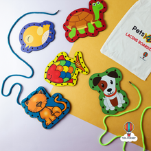Load image into Gallery viewer, Pets Wooden Lacing Boards