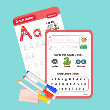 Load image into Gallery viewer, Ultimate English Alphabet Tracing Cards