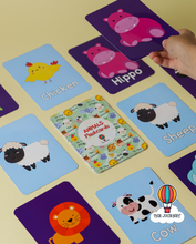 Load image into Gallery viewer, Animal Flashcards Set (4 Languages)