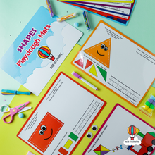 Load image into Gallery viewer, Shapes Playdough Mats