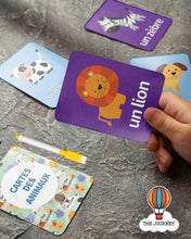 تحميل الصورة في عارض المعرض، Multilingual Animal Flashcards for Kids - Four Language Learning System - The Journey Egypt - Montessori Educational Cards