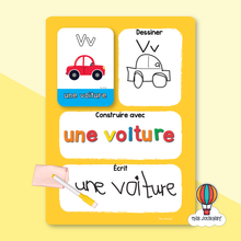 Load image into Gallery viewer, French Learning Mat – Letters Edition