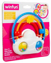 Load image into Gallery viewer, Glow 'N Slide Rattle with Melodies - Rainbow 3M+