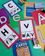 Load image into Gallery viewer, Write & Match: English Alphabet Pre-writing Cards