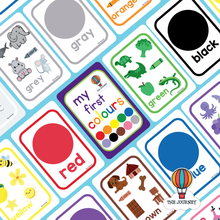 تحميل الصورة في عارض المعرض، بطاقاتي الملونة الأولى (بأربع لغات)