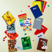 Load image into Gallery viewer, German Colours Flashcards