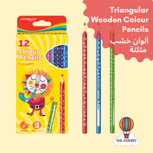 Load image into Gallery viewer, Keyroad Wooden Colour Pencils Medical Triangle