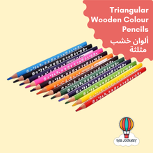 Load image into Gallery viewer, Keyroad Wooden Colour Pencils Medical Triangle