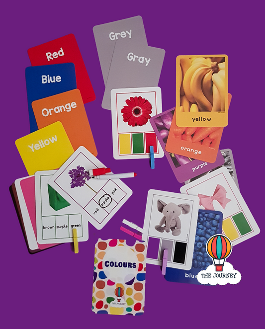 Interactive English Colours Flashcards
