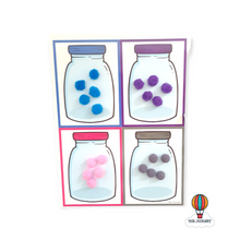 Load image into Gallery viewer, Colour Match-up Jars Big Activity Mats Set