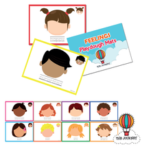 Load image into Gallery viewer, Feelings Playdough Mats