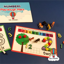 Load image into Gallery viewer, Numbers Playdough Mats