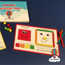 Load image into Gallery viewer, Shapes Playdough Mats