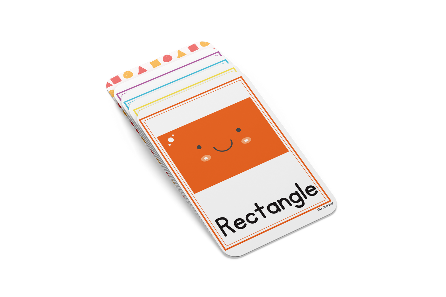 بطاقات تعليمية لتتبع ومطابقة الأشكال (متوفرة بأربع لغات)