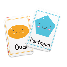 Load image into Gallery viewer, Trace & Match Shapes Flashcards (Available in 4 Languages)