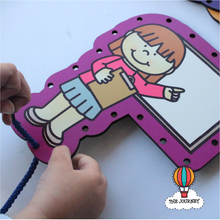 Load image into Gallery viewer, Occupations Wooden Lacing Boards