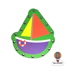 Load image into Gallery viewer, Transportation Wooden Lacing Boards