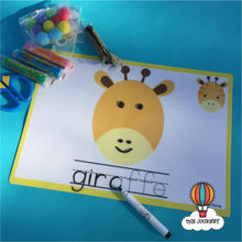 Load image into Gallery viewer, Zoo Animals Playdough Mats