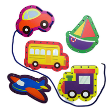 Load image into Gallery viewer, Transportation Wooden Lacing Boards