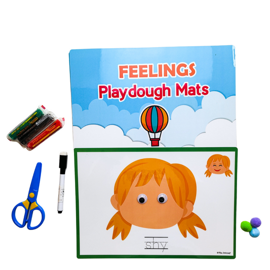 Feelings Playdough Mats