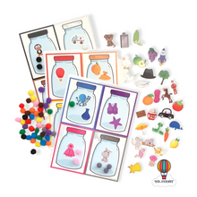 Load image into Gallery viewer, Colour Match-up Jars Big Activity Mats Set