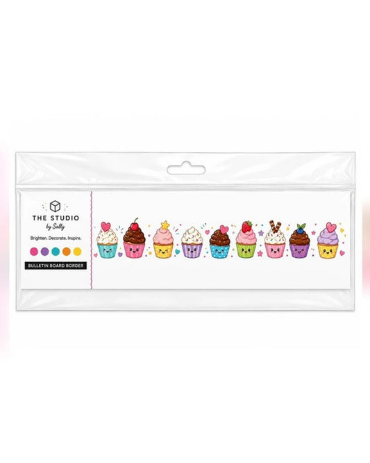 Cute Cupcake Bulletin Board Border