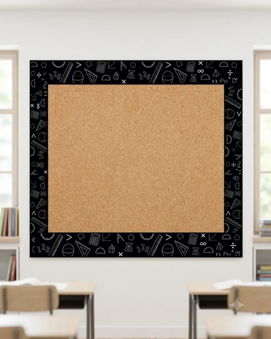 Math Chalkboard Bulletin Board Border