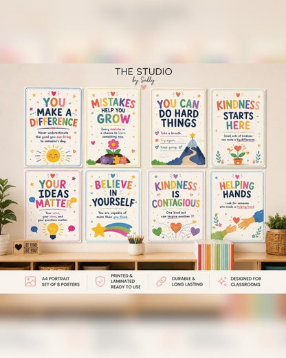 Motivational Classroom Poster Set