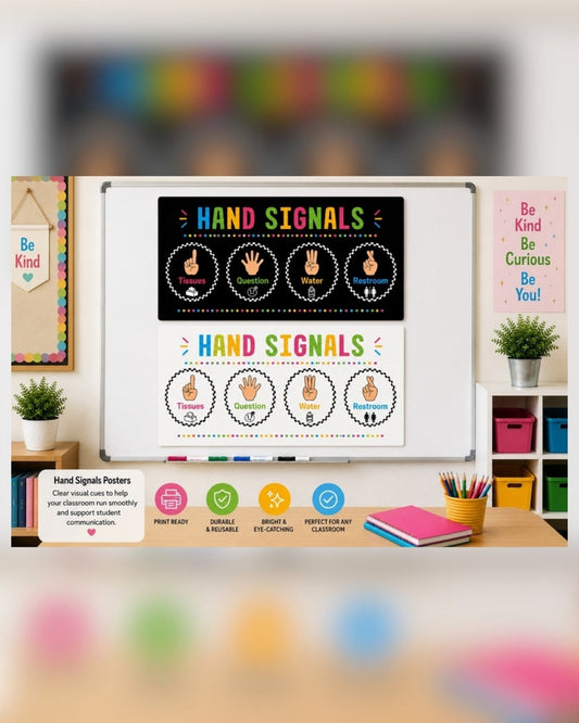 Hand Signals Posters