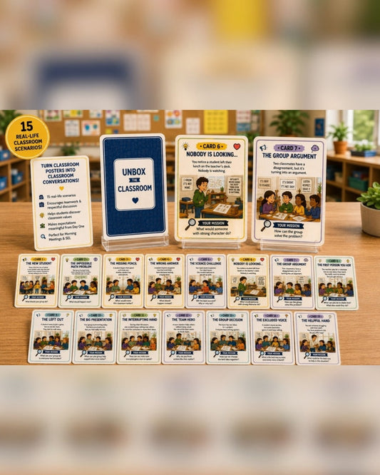 Unbox the Classroom – Classroom Discussion Cards