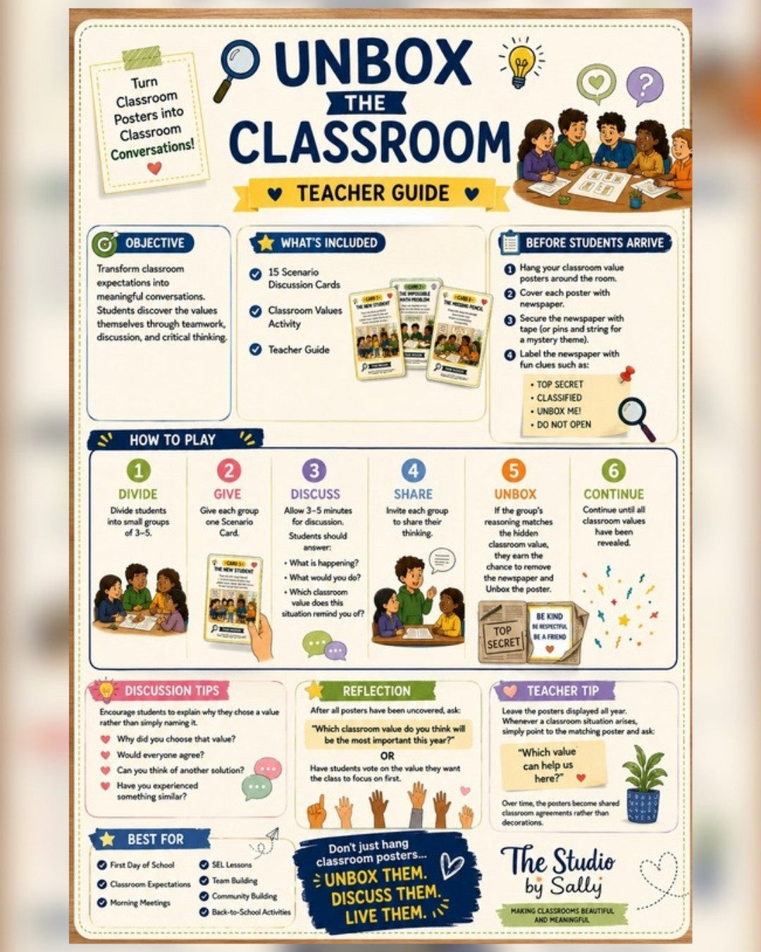 Unbox the Classroom – Classroom Discussion Cards