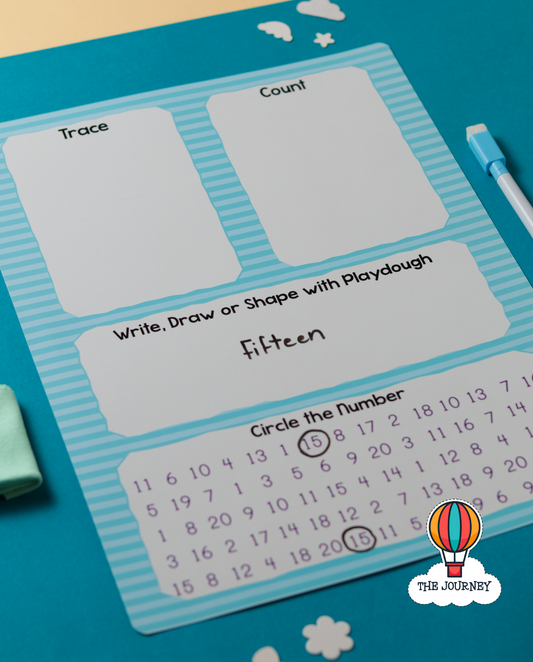Numbers Learning Mat – English Edition