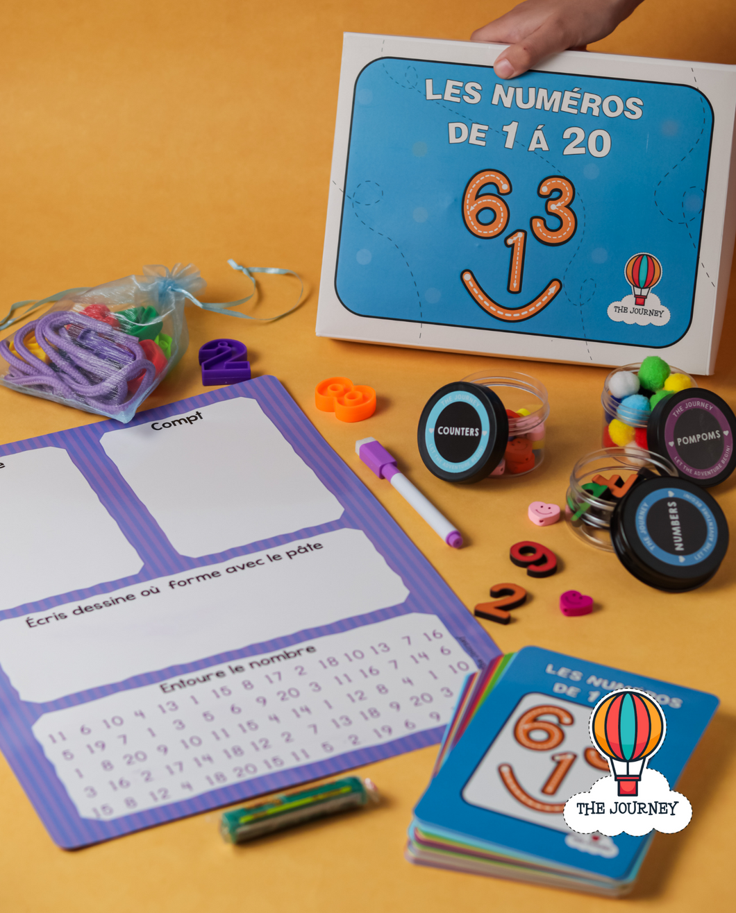 FRENCH Counting Carnival KIT