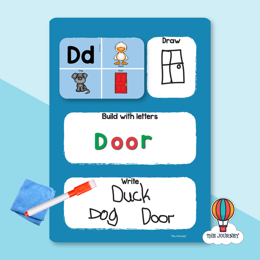 English Learning Mat – Letters Edition