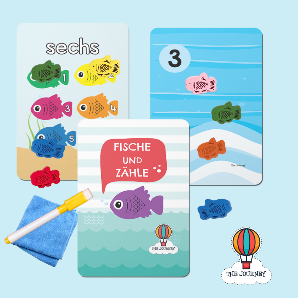 GERMAN Count & Fish Learning Set