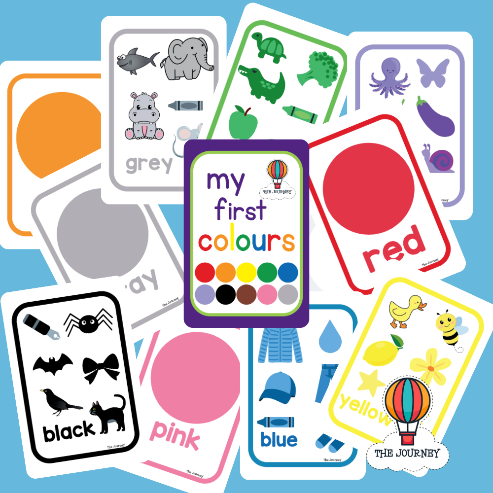 My First Colour Cards (in 4 Languages)