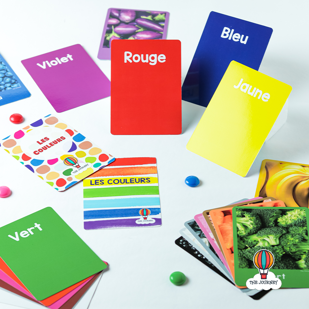 French Colours Flashcards