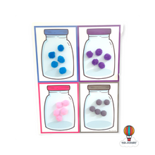 Load image into Gallery viewer, Colour Match-up Jars Big Activity Mats Set
