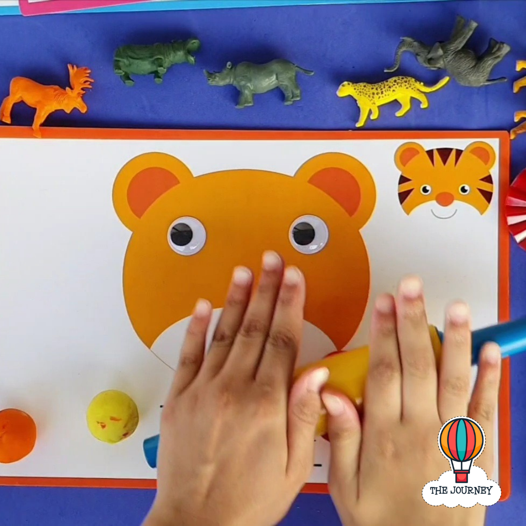 Zoo Animals Playdough Mats