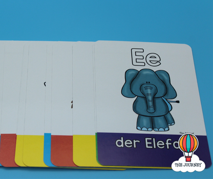 German Alphabet Flashcards (A-Z Karteikarten)