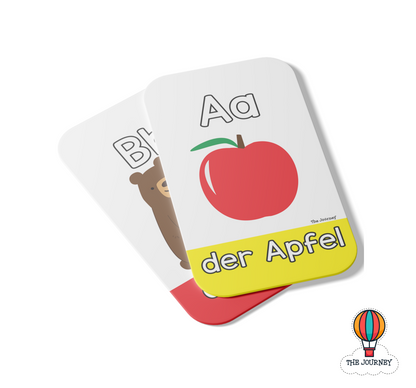 German Alphabet Flashcards (A-Z Karteikarten)