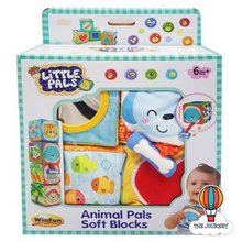 Load image into Gallery viewer, Animal Pals Soft Blocks 6M+
