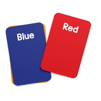 بطاقات تعليمية تفاعلية للألوان باللغة الإنجليزية