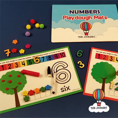 Numbers Playdough Mats