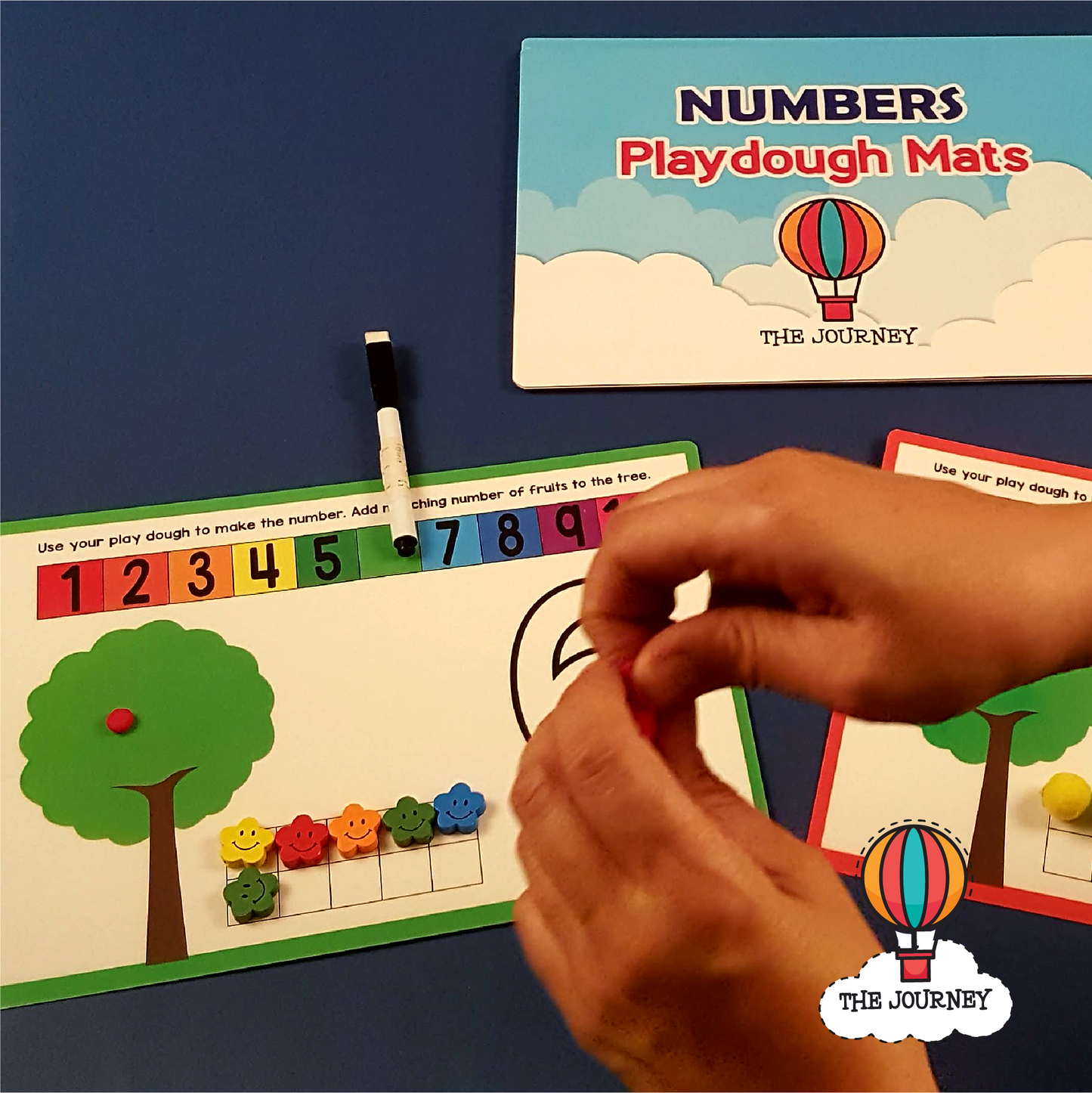 Numbers Playdough Mats